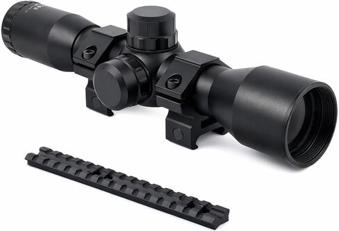 Gotical Tactical Scope Compatible with Mossberg 500 590 835 Shotgun Compact 4x32 Rifle Scopes Mounts .223 .308 Mil-Dot Corsshair W/Scope Mounting Kit 1 Inch Scope Rings in Saudi Arabia