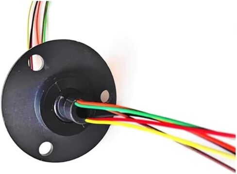 1pcs Through Hole Slip Ring Aperture 5mm/7mm 4 Channels/6 Channels 2A Brush Conductive Slip Ring Infinite Rotary Joint Connector(Hole Dia 7mm 6CH 2A) in Kuwait