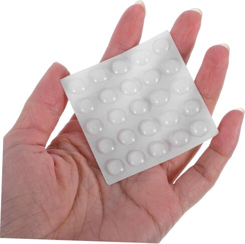 Homoyoyo 200pcs Silicone Door Stoppers Self-Adhesive Sound Dampening Bumper Pads for Cabinets Walls and Furniture Ultra-Thin Design for Quiet Closing and Protection in Saudi Arabia