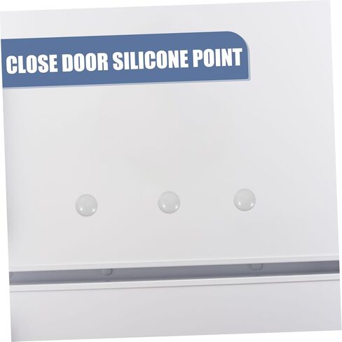 Homoyoyo 200pcs Silicone Door Stoppers Self-Adhesive Sound Dampening Bumper Pads for Cabinets Walls and Furniture Ultra-Thin Design for Quiet Closing and Protection in Saudi Arabia