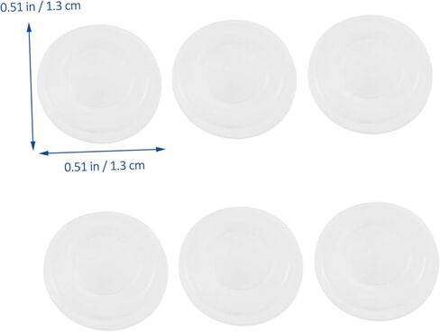 50pcs Self-Adhesive Cabinet Door Bumpers Transparent Pads for -Collision Furniture for Cabinets and Picture Frames in Saudi Arabia