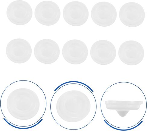 50pcs Self-Adhesive Cabinet Door Bumpers Transparent Pads for -Collision Furniture for Cabinets and Picture Frames in Saudi Arabia