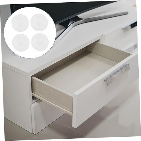 50pcs Self-Adhesive Cabinet Door Bumpers Transparent Pads for -Collision Furniture for Cabinets and Picture Frames in Saudi Arabia