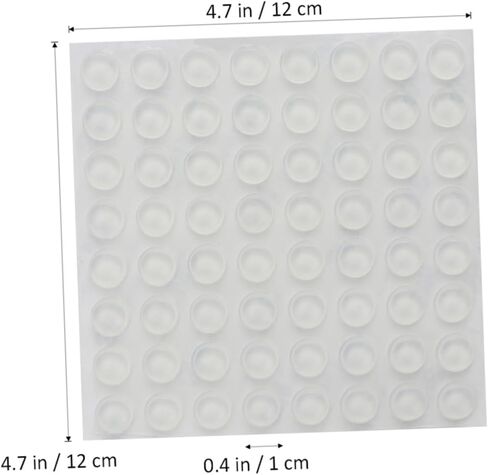 192pcs Cabinet Bumpers Door Hinge Stopper Door Guard Self-Adhesive Wall Shield for Electronics in Saudi Arabia