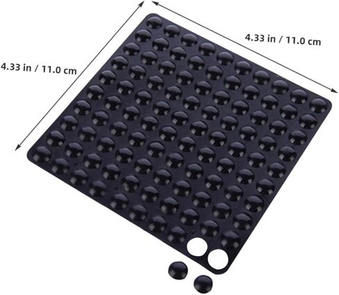 Outanaya 100pcs Collision Rubber Particles Door Stoppers for Soundproofing Wall Protectors in Saudi Arabia