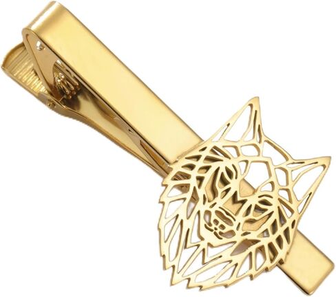 Dreamtimes Wolf Head Tie Clip Viking Wolf Tie Clips for Men Stainless Steel Stickpin Tie Clasp Nordic Jewelry Gifts in Saudi Arabia