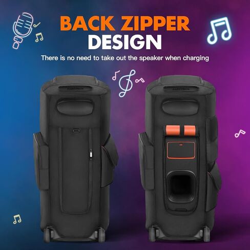 Speaker Case Compatible with JBL PartyBox 720 Portable Speaker, Outdoor Party Travel Dust Cover Protective Case Storage Bag with Pockets for JBL PartyBox 720 and Accessories in Saudi Arabia