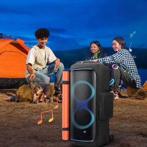 Speaker Case Compatible with JBL PartyBox 720 Portable Speaker, Outdoor Party Travel Dust Cover Protective Case Storage Bag with Pockets for JBL PartyBox 720 and Accessories in Saudi Arabia