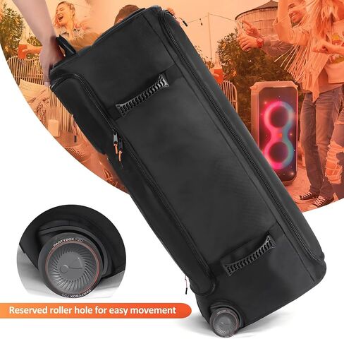 Speaker Case Carry Bag Compatible with JBL PartyBox 720 Portable Speaker, Outdoor Travel Carrying Case Tote Bag Storage Pockets for Charging Cable and Accessories in Saudi Arabia