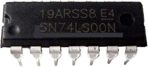 الدوائر المتكاملة رقاقة 10 قطعة/الوحدة 74LS00 74LS02 74LS04 74LS08 74LS07 74LS10 74LS11 74LS14 74LS30 DIP-14(SN74LS00N) in Kuwait