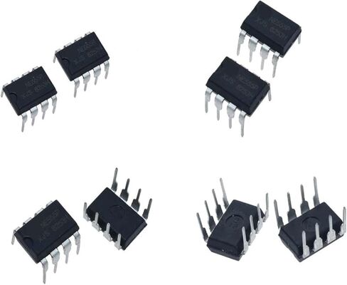 شريحة الدوائر المتكاملة 10-100 قطعة NE555 555 DIP-8 IC مؤقتات شريحة الدائرة المتكاملة (DIP-20PCS) in Kuwait