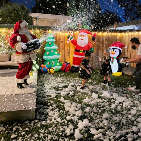 Upgraded Snow Maker Machine Outdoor Industrial 600W Snowflake Machine with Wireless Remote Control 8 LED 13 Color Light Effect Stage Snow Machines for DJ Party, Wedding,Christmas Decoration in Saudi Arabia