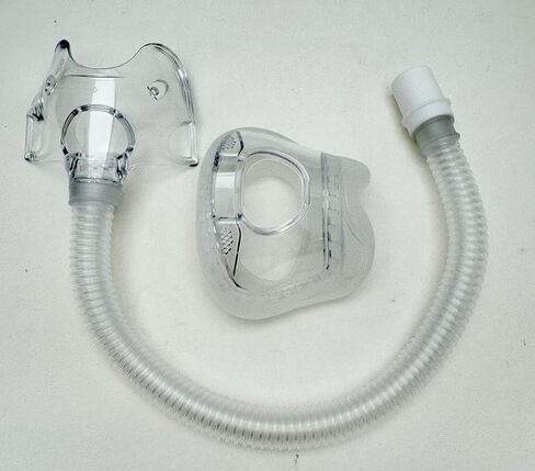 Compatible Suited Like Full Large Mask Seal Tube Replacement with Clear Plastic Tube Holder Good for Evor'a Full Option. Not a Universal Not to be Used w/Other Systems Evora only in Saudi Arabia