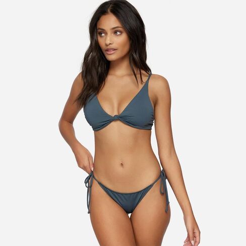 O'NEILL Womens Swim Saltwater Solids Pismo Bralette Bikini Top, Slate, M in Saudi Arabia