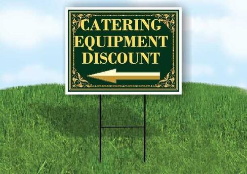Catering Equipment Discount St. Patrick'S Day Irish Clover Fancy Gold Directional Arrows A-Frame Double Sided 23x23 in. sign in Saudi Arabia