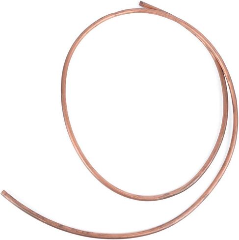 10mm OD 8mm ID Soft Coil Copper Tube Pipe 2m Length for Refrigeration Tubing Coil with High Temperature Made of Quality Copper Material in Saudi Arabia