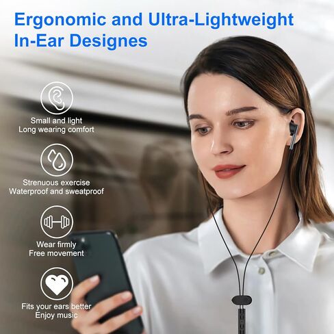 USB C Noise Canceling Earbuds with Microphone & Volume Control Earphones for iPhone 16 Pro Max/16, Type C Wired Earbud Semi in Ear Headphones for Samsung Galaxy S25 Ultra S24 FE S23 A56 Z Fold 7 in Kuwait