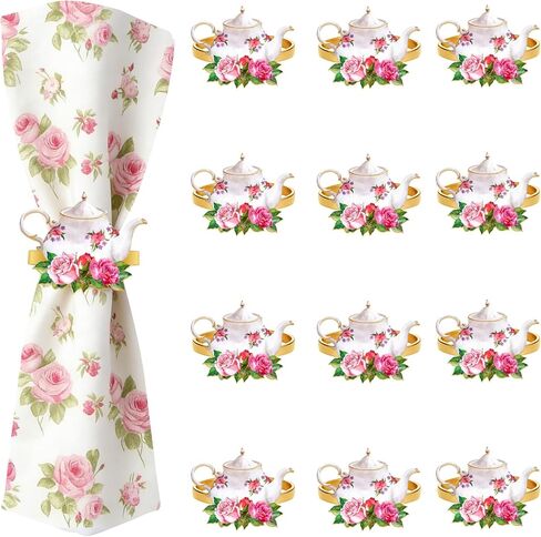 50PCS Western Party Decorations Cowboy Boot Napkin Rings Rustic Farmhouse Western Napkin Holder Metal Tissue Rings Buckles Cowboy Birthday Party Supplies in Saudi Arabia