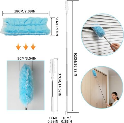 360 Dusters Refills for Swiffer Duster with 2 Extendable Upgrade Handles(30 Count) in Saudi Arabia