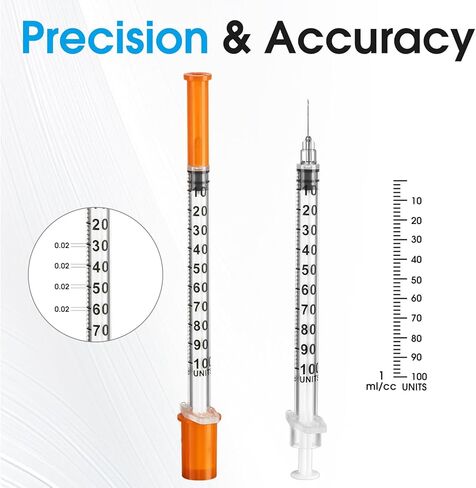 حقنة 1 مل 30 قياس 1/4 بوصة 6 مم، معبأة بشكل فردي، 50 عبوة in Kuwait