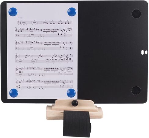 Tissting Adjustable Marching Lyre Stand for Saxophone Flute Piccolo, Universal Arm Mounted Music Holder with Magnetic Sheet for Band Performances and Practice in Saudi Arabia