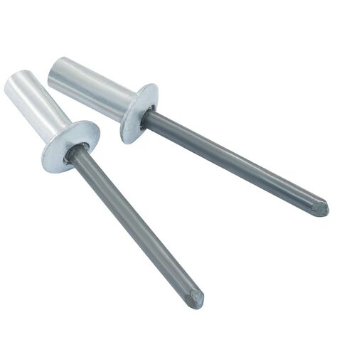 120Pcs 3/16" x3/8" Closed End Aluminum Blind Rivets with Steel Mandrel - Heavy Duty Pop Rivet, Corrosion Resistant Fasteners for Automotive, Marine & Industrial Applications(4.8 * 10mm) in Saudi Arabia