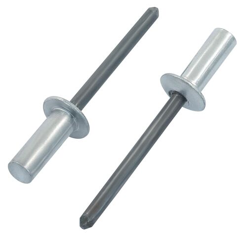 120Pcs 3/16" x3/8" Closed End Aluminum Blind Rivets with Steel Mandrel - Heavy Duty Pop Rivet, Corrosion Resistant Fasteners for Automotive, Marine & Industrial Applications(4.8 * 10mm) in Saudi Arabia