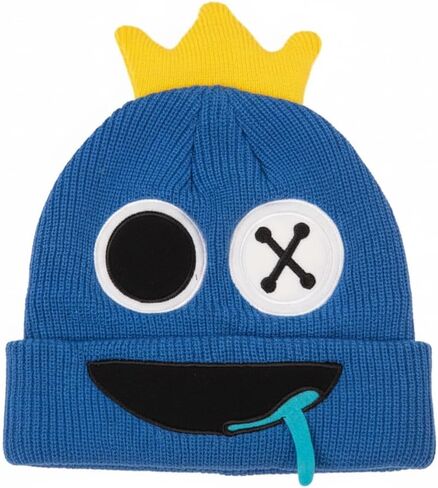 ComfyCamper Drooling Blue Monster Beanie Costume Hat Womens Men Teens Women Mens Monster Cosplay Halloween in Saudi Arabia