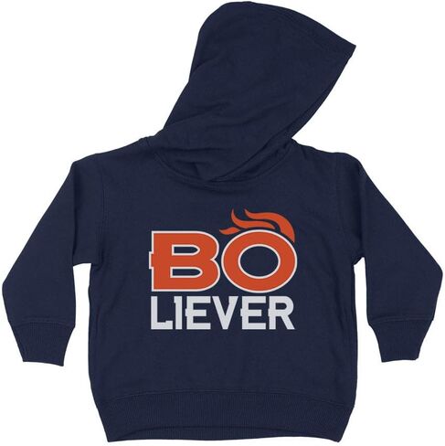 TeesAndTankYou Orange Bo Liever Kids Hoodie Sweatshirt Toddler in Saudi Arabia