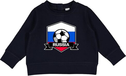 سويت شيرت للأطفال من Inktastic لكرة القدم بعلم روسيا in Kuwait