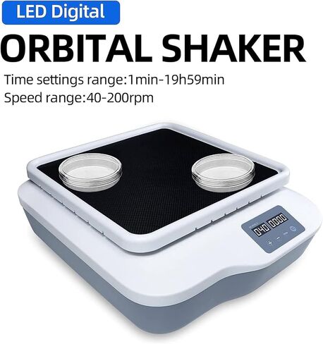 Laboratory Orbital Shaker Mixer, Digital Orbital Shaker, Laboratory Rotary Shaker, 40-200 RPM Adjustable, LED Digital Display Speed and time, Orbital Rotary Shaker in Saudi Arabia