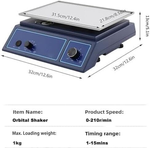 مختبر شاكر المداري مختبر شاكر الدوار المداري RPR خلاط 0-210 دورة في الدقيقة توقيت سرعة قابل للتعديل مختبر شاكر مداري سهلة التنظيف in Kuwait