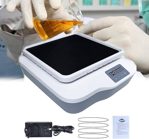 Laboratory Orbital Shaker Mixer, Digital Orbital Shaker, Laboratory Rotary Shaker, 40-200rpm Adjustable, LED Digital Display Orbital Rotary Shaker with Timing Mode in Saudi Arabia