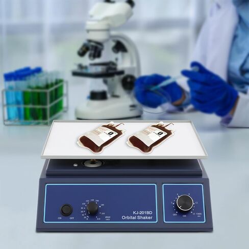 طاولة هزازة مدارية ذات سرعة قابلة للتعديل للمختبرات والفصول الدراسية - خلاط أطباق دقيقة مضاد للانزلاق، هزاز دوار عالي الأداء للتجارب العلمية in Saudi Arabia