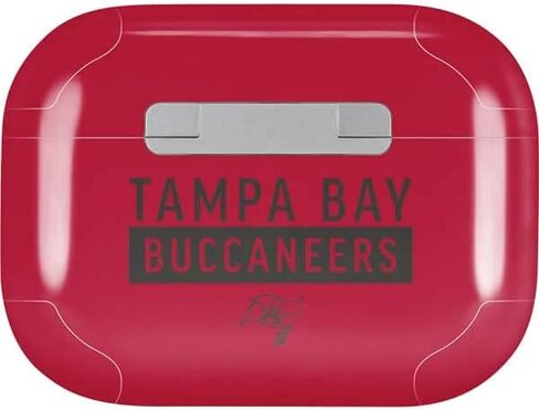 Skinit Decal Audio Skin Compatible with Apple AirPods Pro (2rd Gen, 2022) - Officially Licensed NFL Tampa Bay Buccaneers Red Performance Series Design in Saudi Arabia