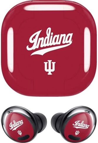 Skinit Decal Audio Skin Compatible with Samsung Galaxy Buds Pro - Officially Licensed IU Hoosiers Design in Saudi Arabia