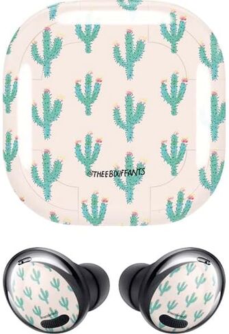 ملصق صوتي من Skinit متوافق مع Samsung Galaxy Buds Pro - تصميم منتفخ وقلوب مكسورة Cacti 3 in Saudi Arabia