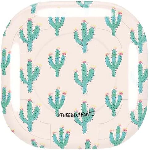 ملصق صوتي من Skinit متوافق مع Samsung Galaxy Buds Pro - تصميم منتفخ وقلوب مكسورة Cacti 3 in Saudi Arabia