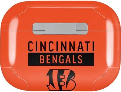 Skinit Decal Audio Skin Compatible with AirPods Pro 2nd Gen - Officially Licensed NFL Cincinnati Bengals Orange Performance Series Design in Saudi Arabia