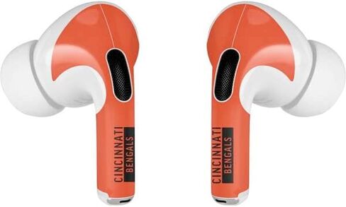 Skinit Decal Audio Skin Compatible with AirPods Pro 2nd Gen - Officially Licensed NFL Cincinnati Bengals Orange Performance Series Design in Saudi Arabia
