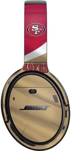 Skinit Decal Audio Skin Compatible with Bose QuietComfort 35 Headphones - Officially Licensed NFL San Francisco 49ers Design in Saudi Arabia