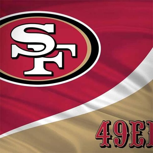 غلاف صوتي من Skinit متوافق مع سماعة الرأس اللاسلكية Playstation 4 Gold - تصميم مرخص رسميًا من NFL San Francisco 49ers in Saudi Arabia