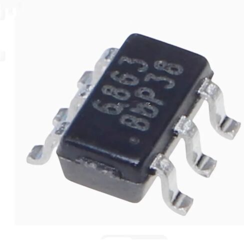 CR6863B 6863 SMD SOT23-6 PWM مزود الطاقة IC 10 قطعة in Kuwait