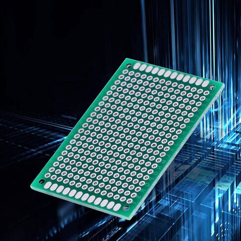 10 Pcs Double Sided PCB Board Prototype Kit for DIY Soldering, Universal Printed Circuit Board for DIY and Electronic Project, 4 X 6cm in Saudi Arabia
