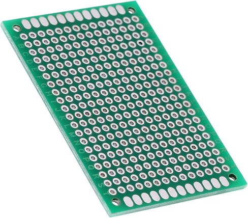10 Pcs Double Sided PCB Board Prototype Kit for DIY Soldering, Universal Printed Circuit Board for DIY and Electronic Project, 4 X 6cm in Saudi Arabia