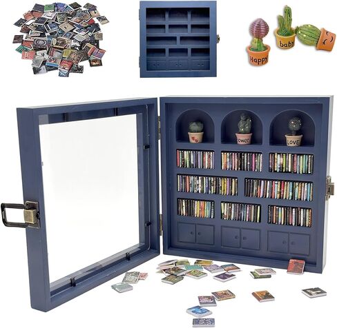 Anxiety Bookshelf - Shake Away Your Anxiety, Mini Books Display for Stress Relief, Perfect Decorative Mini Library, Ideal for Home Decor, Office Décor - Best Gift for Book Lovers (White) in Kuwait