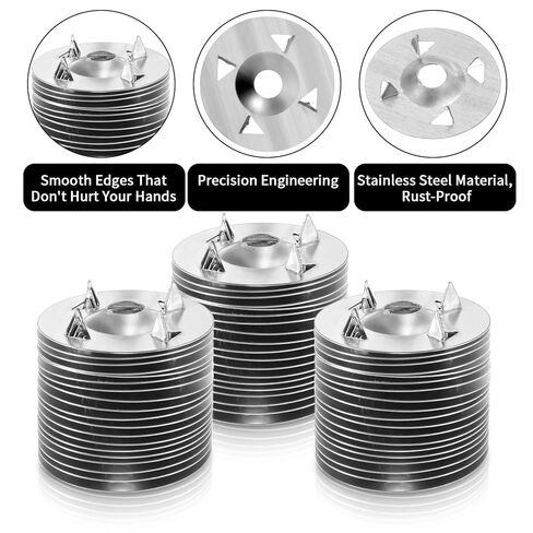 700 قطعة من غسالات تثبيت الألواح الإسفنجية، أجهزة تثبيت عازلة من الفولاذ المجلفن مقاس 1-1/8 بوصة لتركيب الألواح مع قفازات مقاومة للقطع in Kuwait