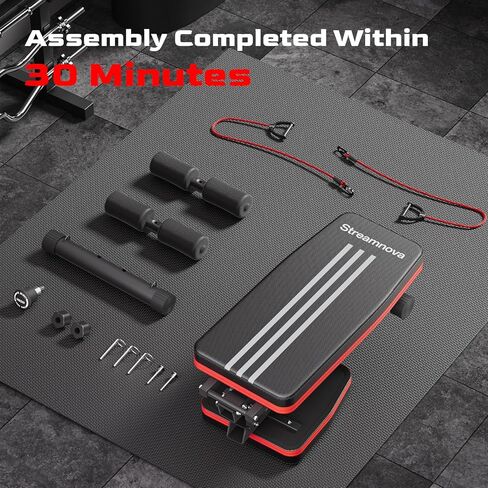 Adjustable Weight Bench, Folding Weight Bench for Home Gym, 6 Backrests Adjustable Bench with 1000LBS Weight Capacity for Bench Press Strength Training Exercise in Saudi Arabia