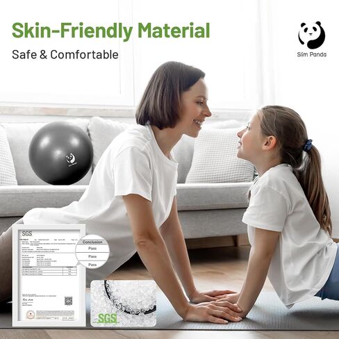 كرة بيلاتيس نحيفة مع مضخة، كرة تمرين صغيرة مقاس 9 بوصة، كرة يوجا صغيرة مضادة للانفجار لتحقيق الاستقرار، والتمرين، والبار، والقوة الأساسية، والعلاج الطبيعي، والتوازن، والتمدد in Kuwait