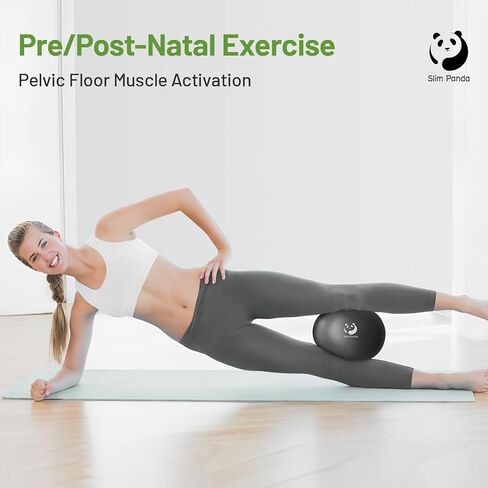 كرة بيلاتيس نحيفة مع مضخة، كرة تمرين صغيرة مقاس 9 بوصة، كرة يوجا صغيرة مضادة للانفجار لتحقيق الاستقرار، والتمرين، والبار، والقوة الأساسية، والعلاج الطبيعي، والتوازن، والتمدد in Kuwait